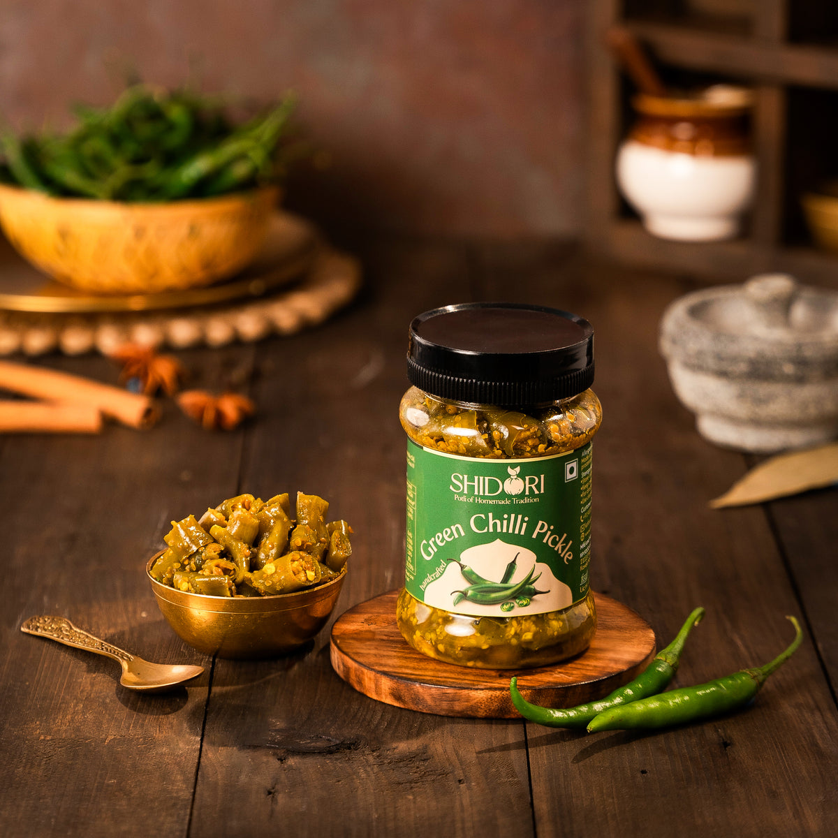 Green Chilli Pickle