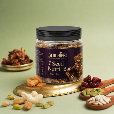 7 Seeds Nutri Bar –  Wholesome Energy Bar | No Added Sugar | Rich in Nuts & Seeds