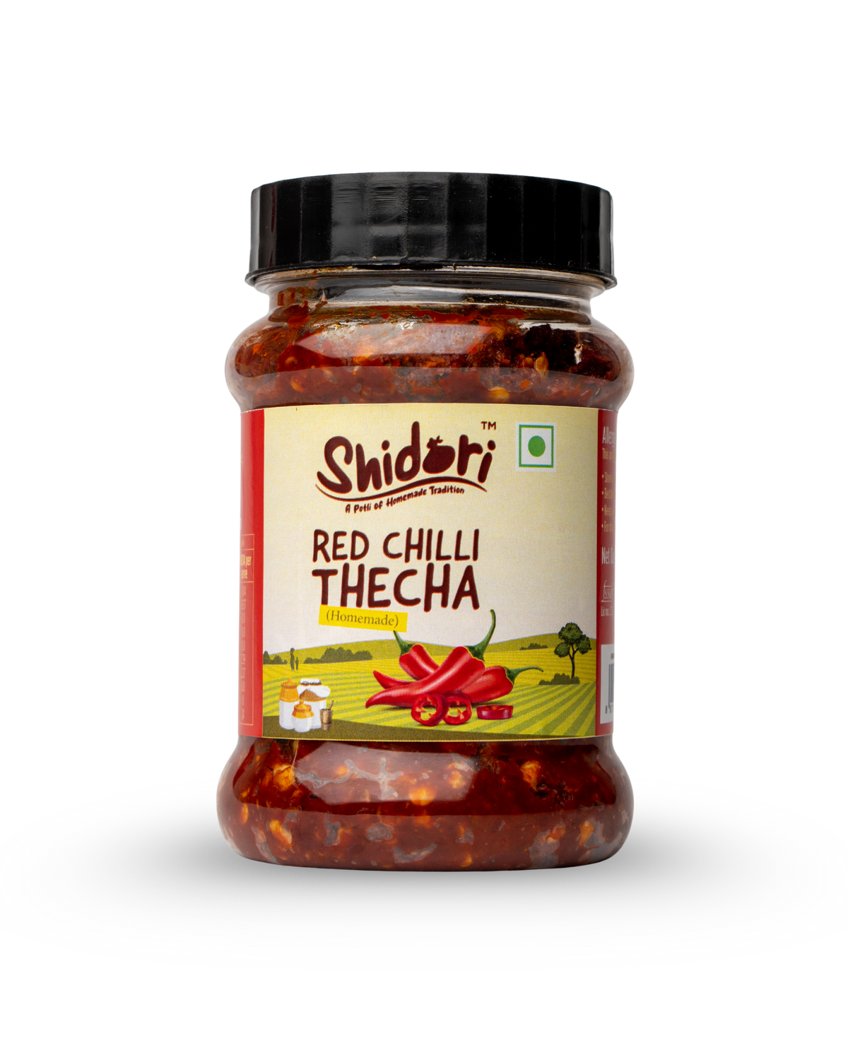 Chilli Techa Red Chilli Thecha with Garlic – Shidori