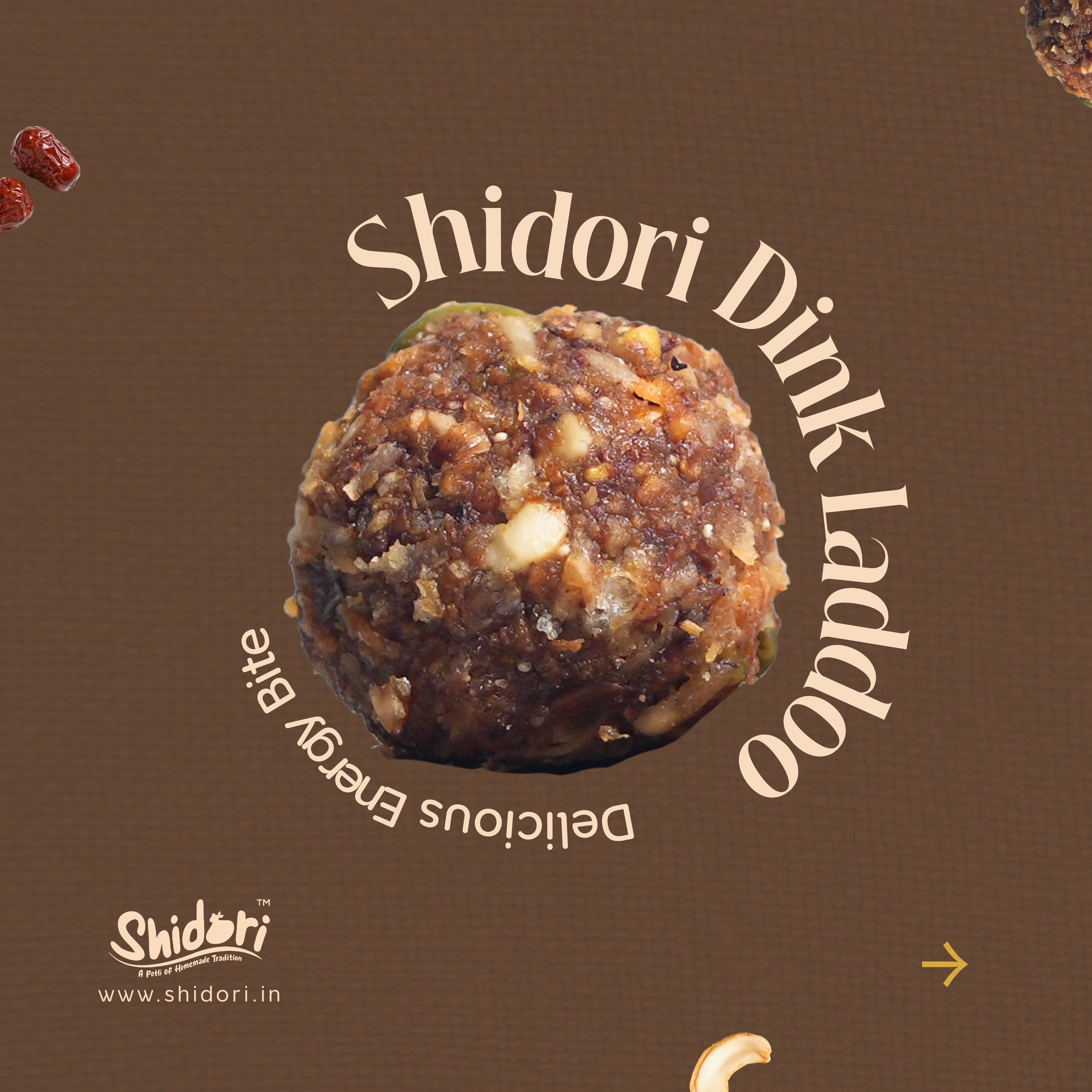 Gondh Laddoo with Dryfruits (Dink Laddoo)